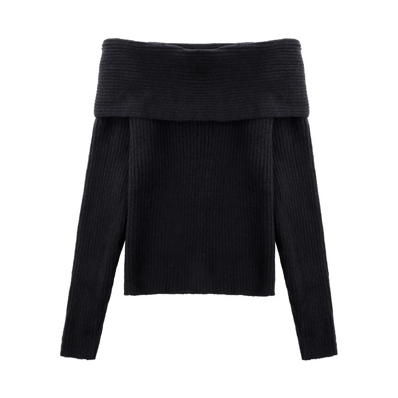 Fashionable Long Sleeves Inner Wear Knitwear Top